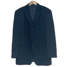 Hugo Boss Natual stretch 38R blue 100 virgin wool mens 3 button blazer