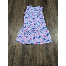 LOL Surprise Girls Purple Sleeveless Drop Waist Ruffle Dress XS 4-5 B.B. Palace