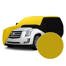 For Kia Sorento 21-23 Coverking Stormproof Yellow Custom Car Cover w Black Sides