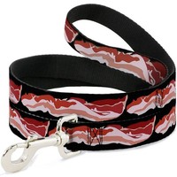 "Dog Leash 6-FEET Bacon Wide 1.5\" (Us Import)"