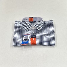 Nautica Men's Performance Slim Fit Dress Shirt, Blue, XXL 18-18.5, 36/37