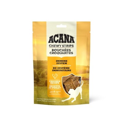 ACANA Chewy Strips Chicken Dog Treats 4oz High Protein Made in USA