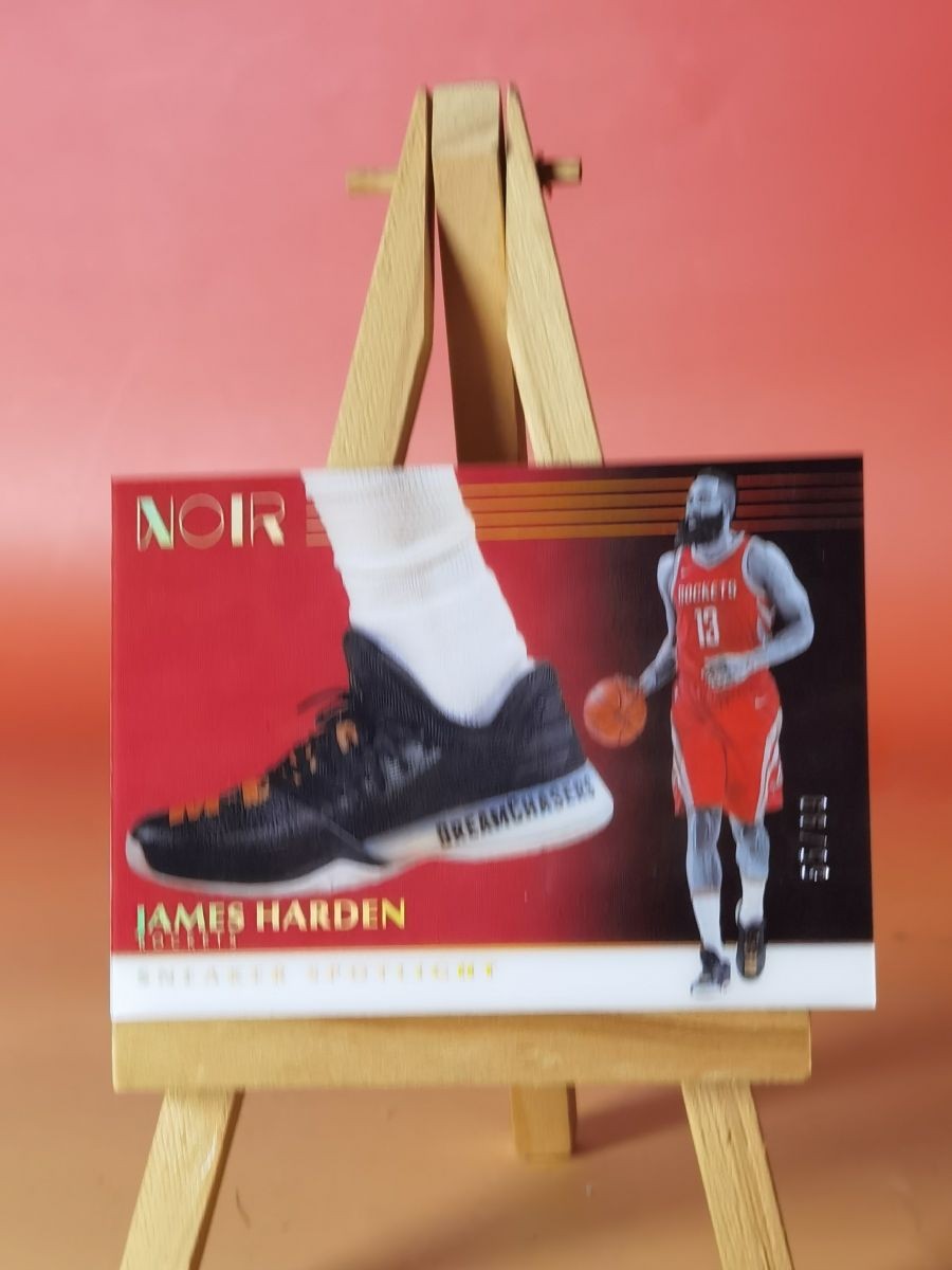 look!! 2019-20 Panini Noir James Harden Sneaker Spotlight /99 #3 Houston