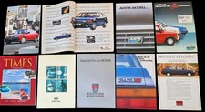8x ROVER MINI Prospekt Brochure Sammlung 80er Jahre AF