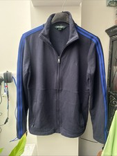 Giacca da pista Lauren Ralph Lauren con zip | Maniche a righe blu | Taglia L