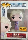 Funko Pop! Disney Frozen II Elsa #590 Hot Topic Exclusive Vinyl Figure in Box