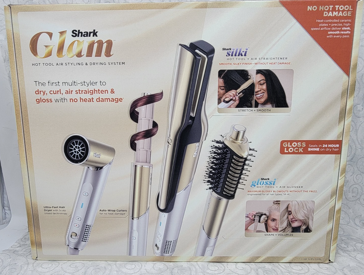 Shark Glam スタイラー ドライヤー フルセット 海外モデル Shark Glam Ceramic & Powerful Air Styling & Drying System with