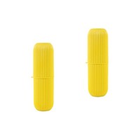 2 Sets ZahnbüRsten-Organizer Halter ZahnbüRstenetui Aus Kunststoff Manuelle