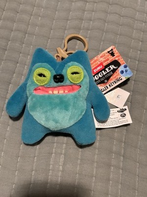 Fuggler Key Ring Catch Me Teal Greedy Grinner New With Tags