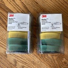 3 Roloc Ceramic Bristle Disc Starter Kit 983bs 50 80 120 Grit 3m Scotch-brite 3 Roloc Ceramic Bristle Disc Starter Kit 983bs 50 80 120 Grit 3m Scotch-brite