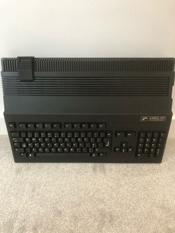 Commodore Amiga 500 Plus-Pi Storm-New Black Case and Keycaps Amazing Bundle