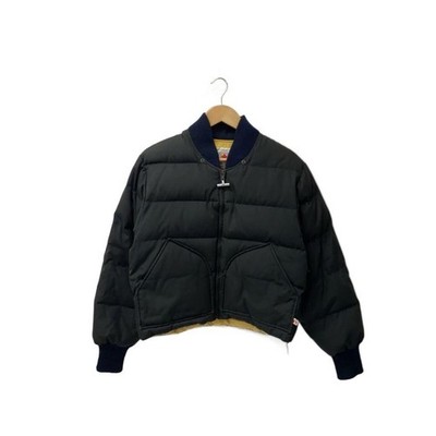 Sugar Cane Down Jacket Nylon Black 80s Vintage Outerwear