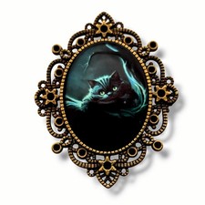 Broche Camée Alice rétro -
