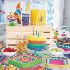 Boho Fiesta Party Supplies Cinco de Mayo Plates Cups Napkins Balloons Decor