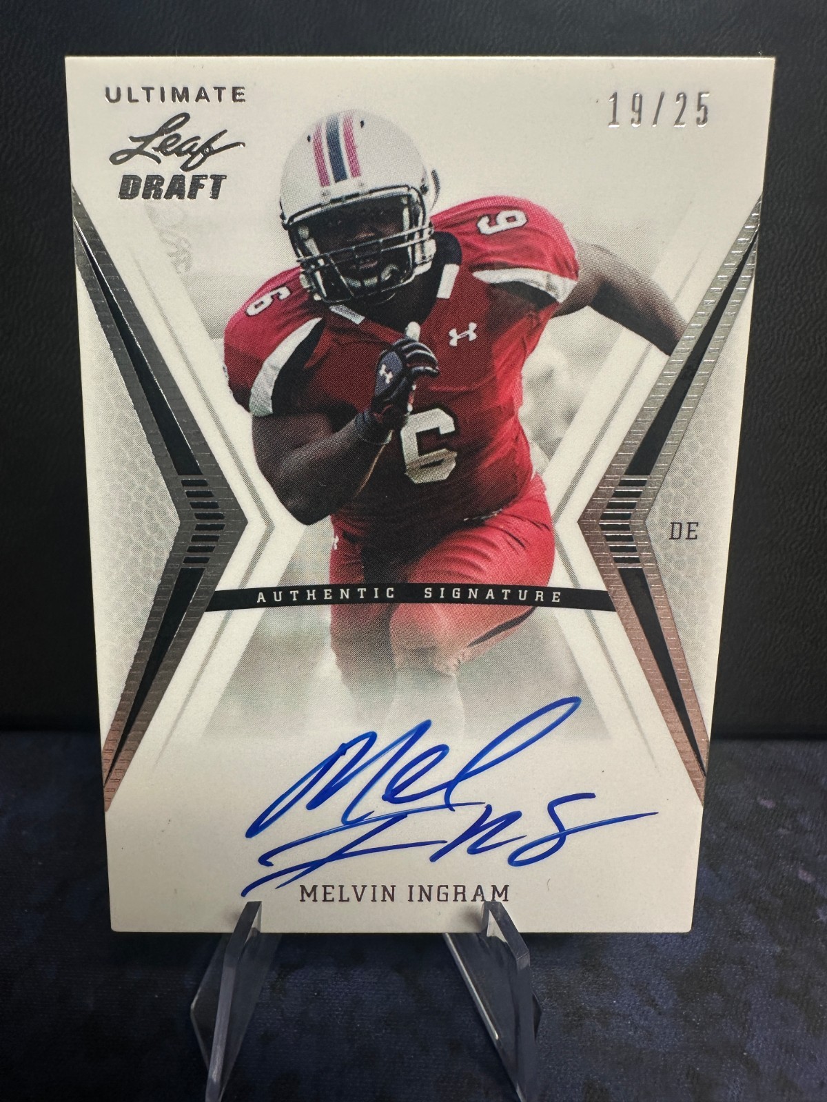 Melvin Ingram Leaf Ultimate Draft #MI1 Autograph-Silver