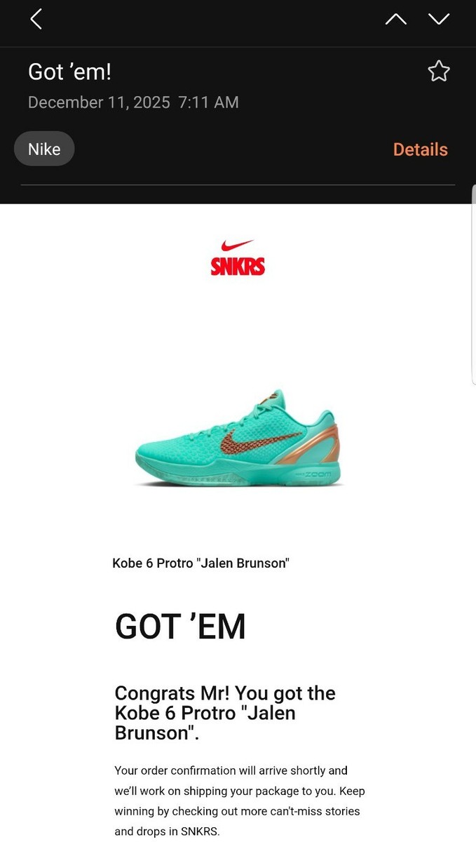 シューズ(男性用) kobe 6 protro 27.5 Nike Men's Zoom Kobe 6 Protro White Del Sol 2021