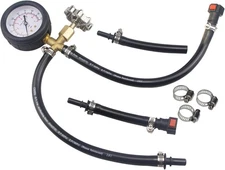Universal Fuel Pressure Gauge Kit With Quick Connected Hose,0-100 PSI Fuel... 