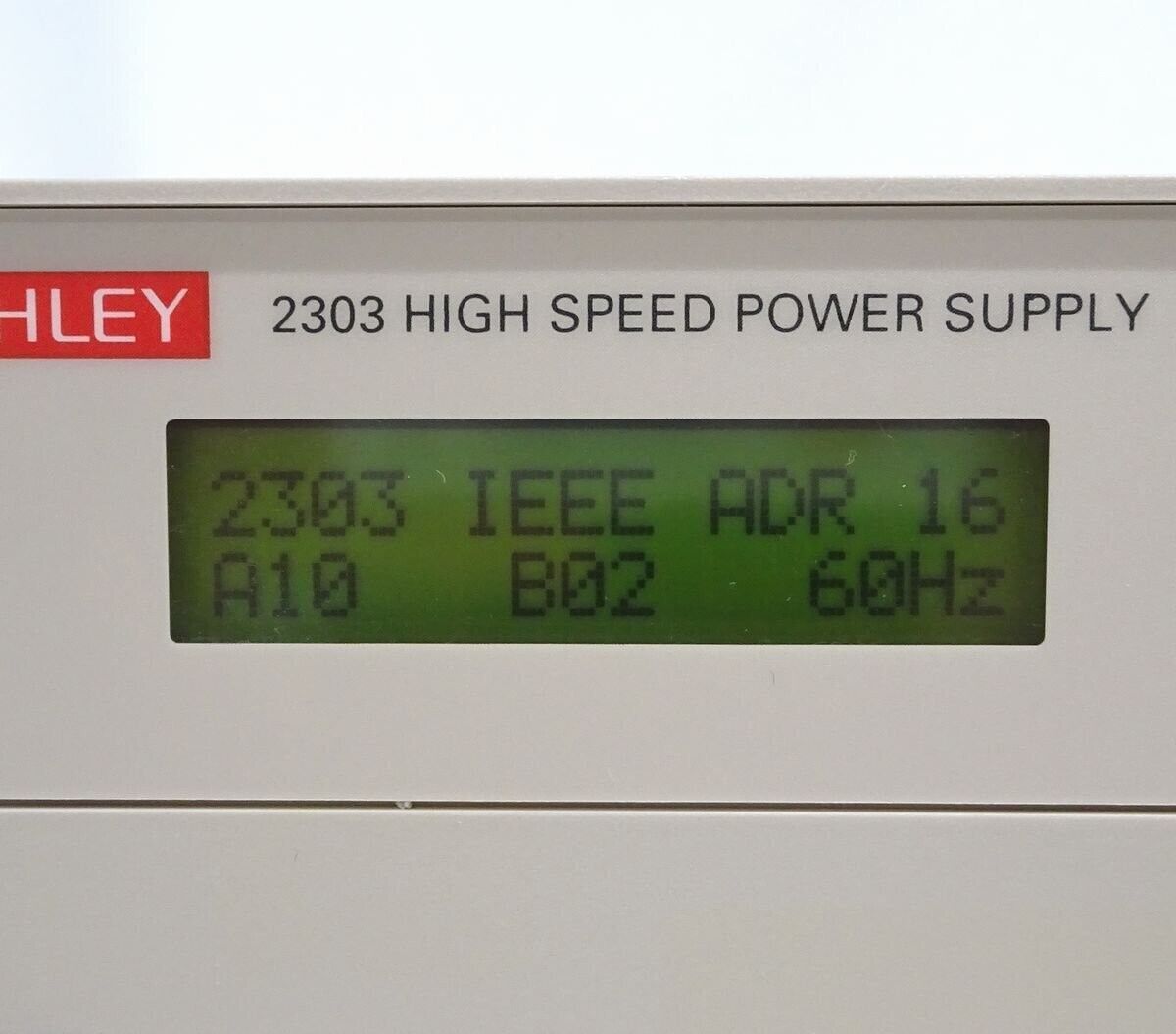 KEITHLEY 2303 HIGH SPEED POWER SUPPLY 15V,3A / 9V,5A Used KEITHLEY 2303 HIGH SPEED POWER SUPPLY 15V,3A / 9V,5A Used