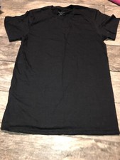 New Hanes Comfort 4 Pack Crew Neck T Shirts Mens Sz Small Gray Black