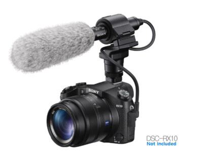 Sony Shotgun Mic ECM-CG60 Wire 45/2000Hz Wind Screen AAA 80g for