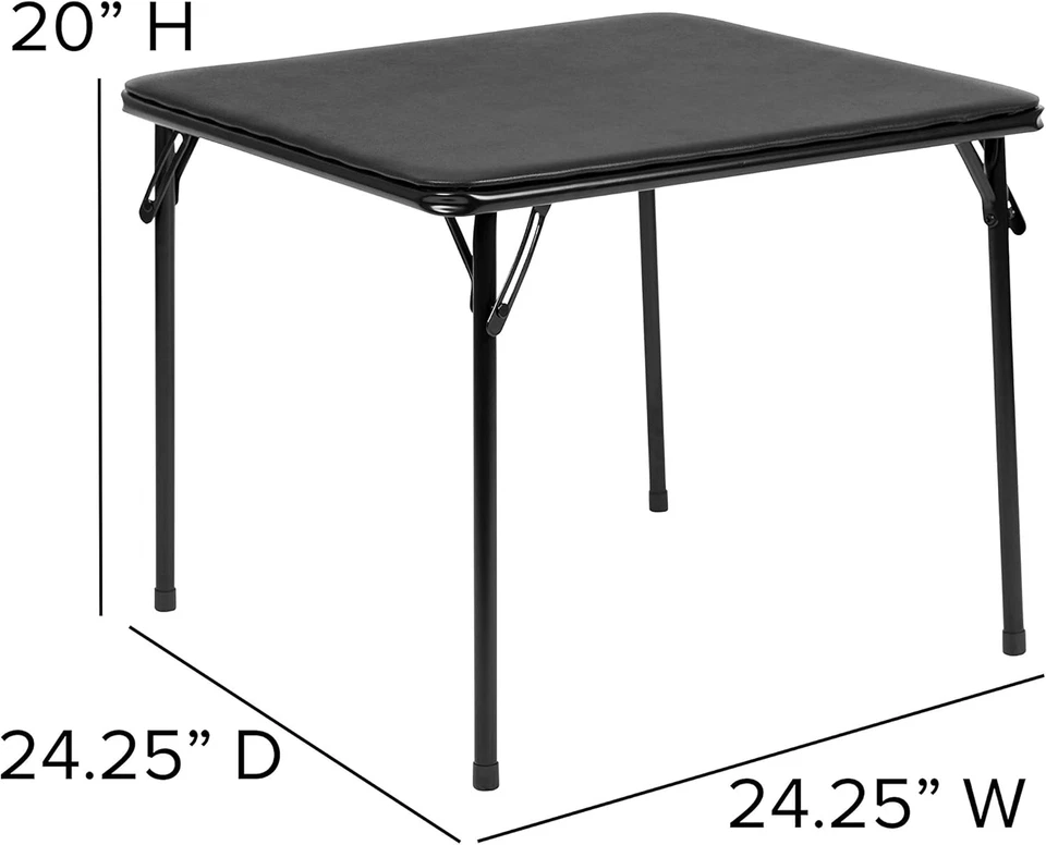 Складной детский стол Mindy с виниловым мягким верхом, детский квадратный стол для занятий спортом - Изображение 4 из 4