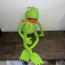 Kermit the Frog Plush - Pose-able Arms  Legs - 22   Jim Henson - Namco