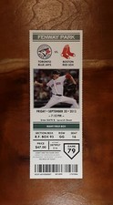 Jon Lester 3X World Series Champ Career WIN #100 of 200 Ticket NM 2013 Red Sox