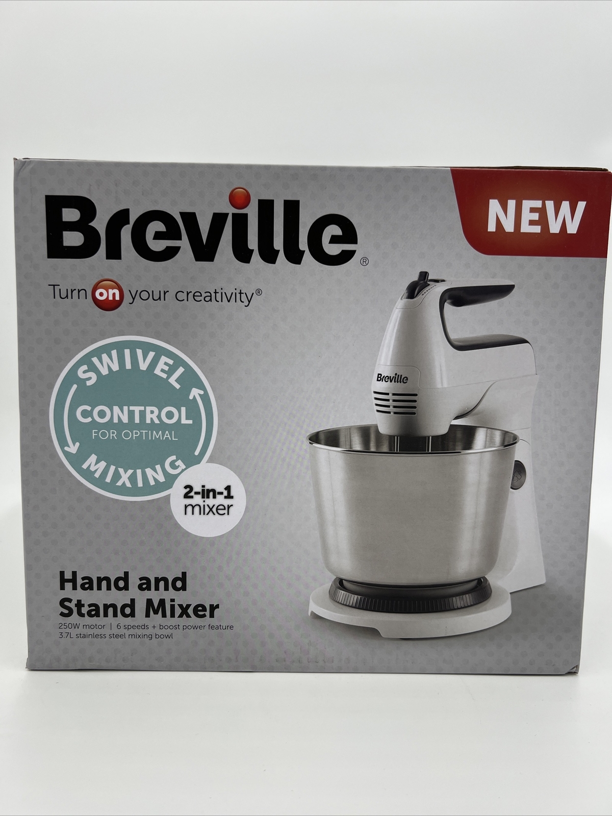 Breville VFM031 Stand Mixer White Brand New 5060569672112 eBay