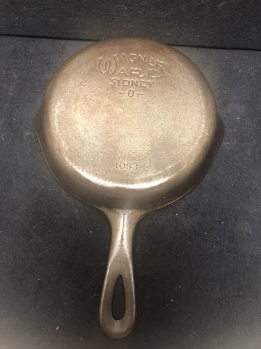 Wagner Ware Sidney-O-Cast Iron Skillet 1053 Wagner #3 VTG Antique Fry Pan