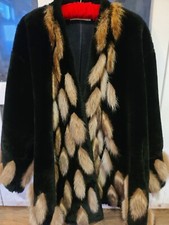 Christian Dior Sherling And Fur Coat