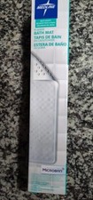 Medline Non Slip Anti Microbial Rubber Bathtub Bathroom Mat 13.4" x 29" - NEW