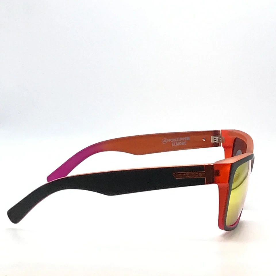 Vonzipper Elmore Frosteez Sunglasses Orange Satin Lunar Chrome - Image 3 of 4