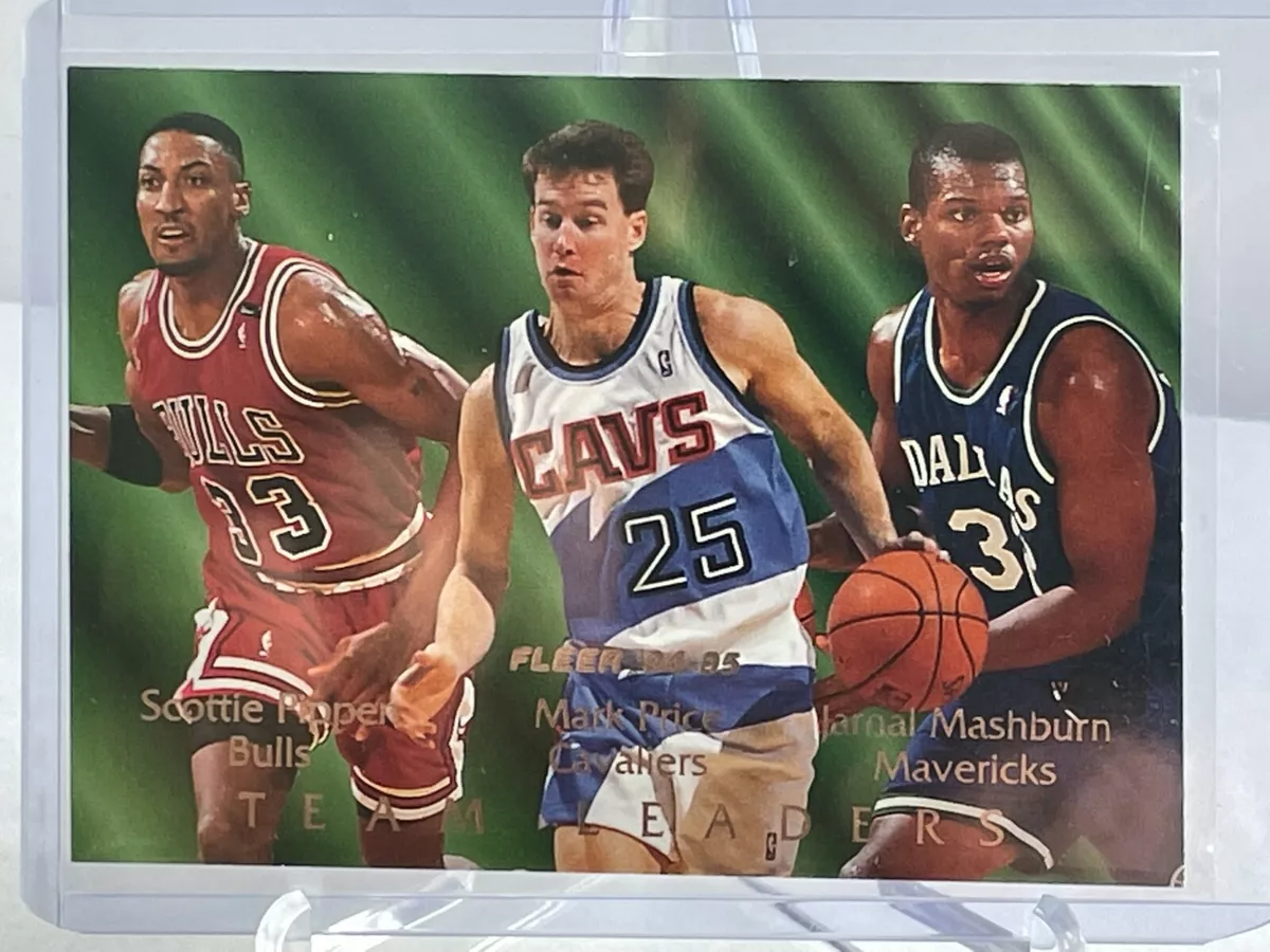 1994 95 Fleer Team Leaders 2 Pippen Price Mashburn Bulls