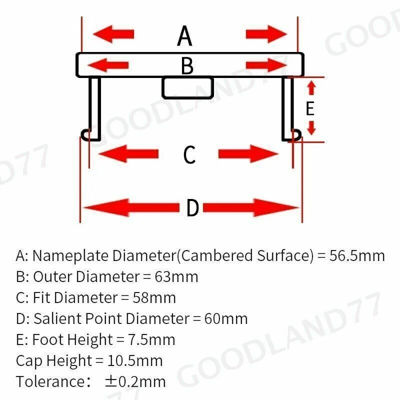 4x 63mm OZ O.z Racing Schwarz/Weiß Felgendeckel Nabendeckel Nabenkappen - Bild 2 von 2