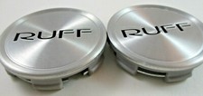 Ruff Racing Used Custom Wheel Center Caps  S215k68w  Set Of 2