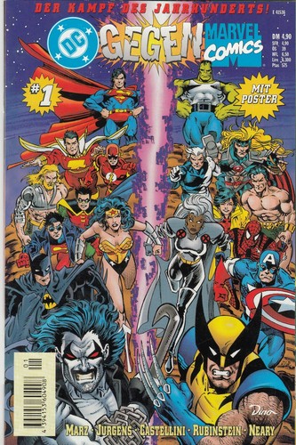DC gegen MARVEL CROSSOVER ( deutsch ) ab 1 - 38 - DINO VERLAG 1996 - 2001 - TOP - Picture 3 of 50