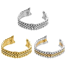 StrapsCo 20mm Jubilee Bracelet Replacement Stainless Metal Watch Band