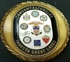 USN COMSUMTRACOMGLKS Commander's Award for Excellence Custom Medallion