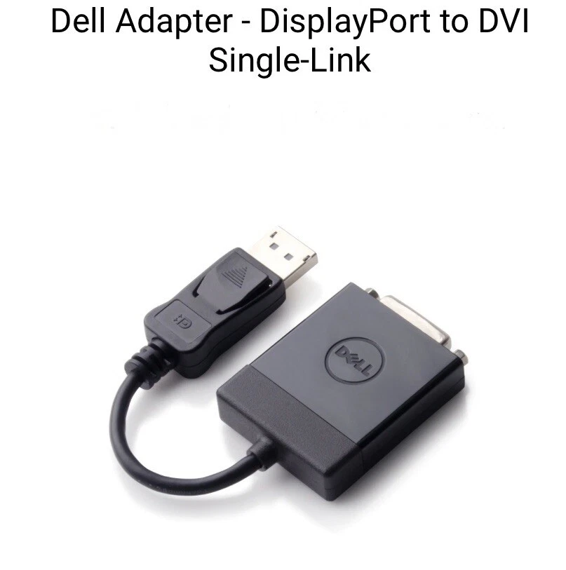 Genuine Dell Adapter Display Port to DVI Single Link Video Adapter 8in 27KKH - Image 3 of 4