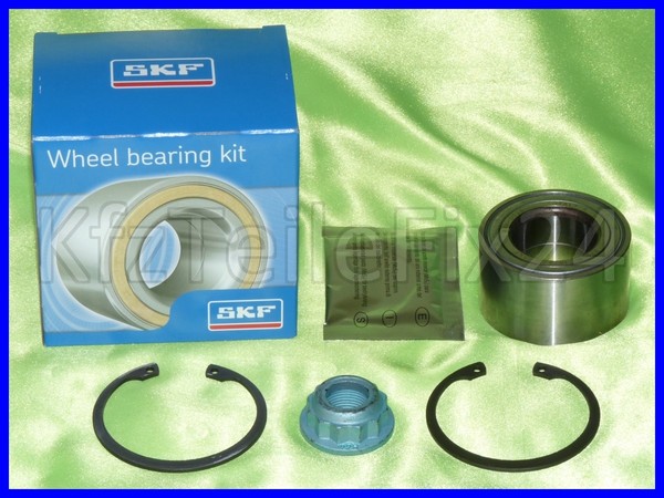SKF Radlager Satz Vorne Vorderachse Seat Arosa 6H VW Polo Lupo 6X1 Golf 2 Jetta-image