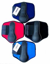 AMIDALE HORSE BRUSHING BOOTS EQUESTRIAN NEOPRENE AND RUBBER GREAT QUALITY BNWT