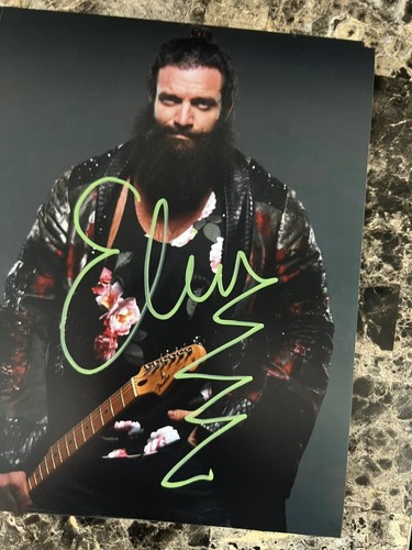 Elias WWE Signed 8x10 Photo