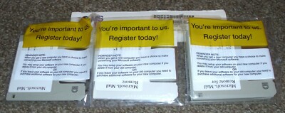 Microsoft Mail Remote (1995) Version 3.2 Complete (5) Diskettes Only New/Sealed
