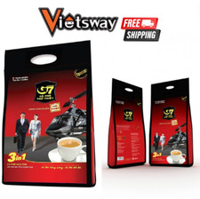 Trung Nguyen G7 3In1 Instant Milk Coffee Viet Nam 21/ 50/ 100 Packets VietsWay