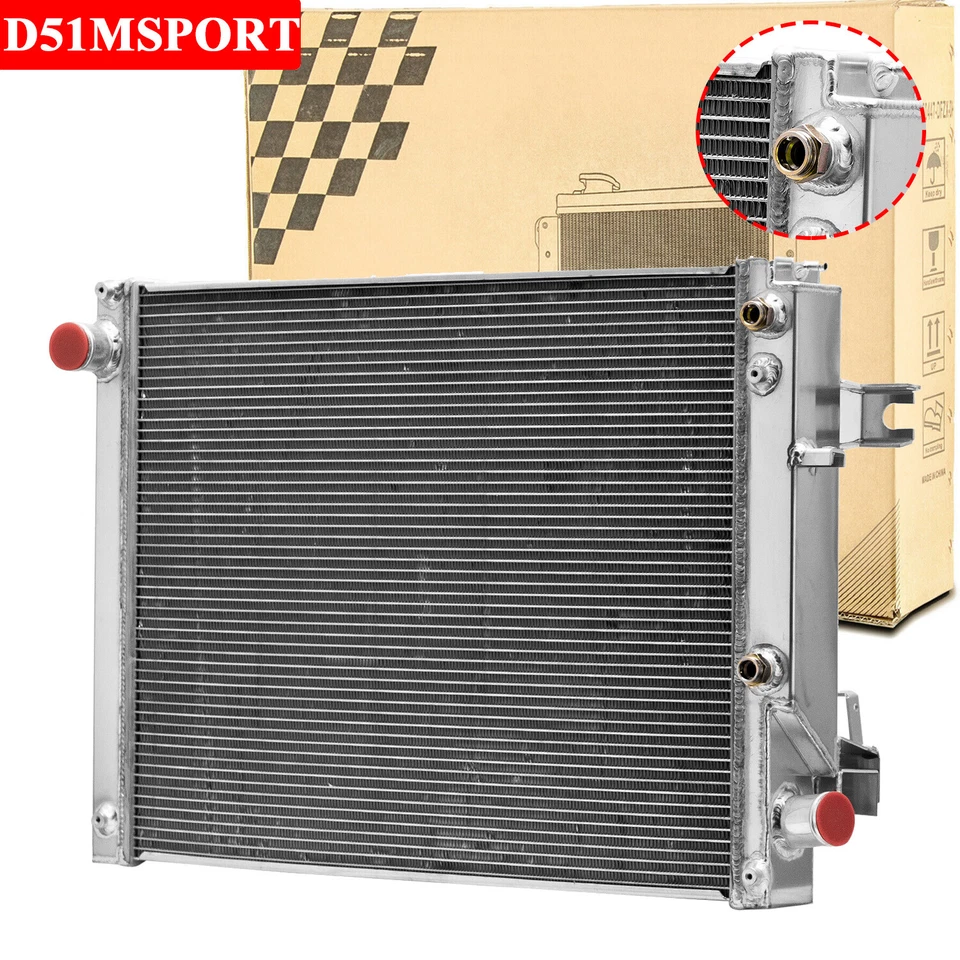 4 Row Aluminum Radiator For 2013-2018 2015 Ram 2500 3500 4500 6.7L L6 Diesel Foto 2 de 4