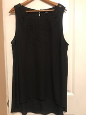 Torrid Womens Black Sleeveless Hi-lo Tank Size 3x