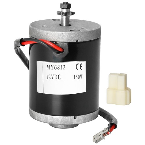 MY6812 12V 120W High Speed Small Brush Motor With Belt Pulley Electric Scooter - Picture 8 of 8