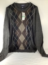 New Mens Dockers Large Sweater Extra Soft Fine Gauge NWT 45