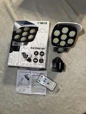 Solar Sensor outdoor security Light 77 SMD LED Remote Control Wireless Charge