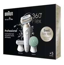 Braun Silk-épil 9 Flex SES-9-071-3D SET 5 Accessori - Bianco/Oro